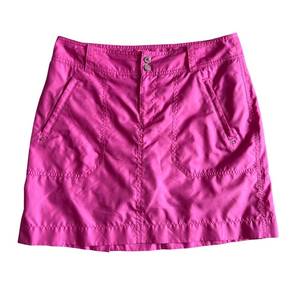 Ralph Lauren Golf Womens Sz 6 Pink Skort With Pockets & Zipper Details